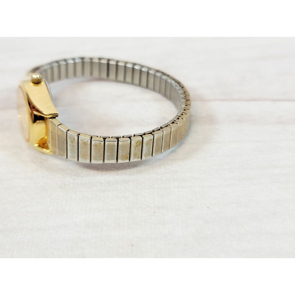 Vintage Advance Women's Quartz Watch Gold Tone Band 20mm Case- New Battery - Picture 10 of 14